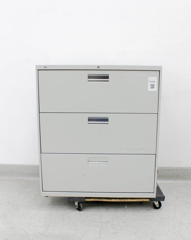 Hon Metal Cabinets 3-Drawer Office File Storage Organizers USA Made
