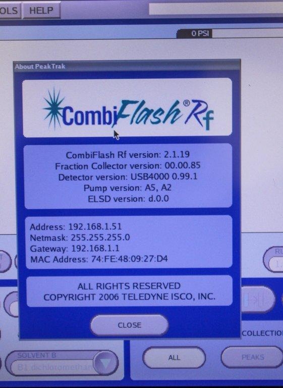Teledyne RF ISCO CombiFlash RF Chromatography System Unit Repairable