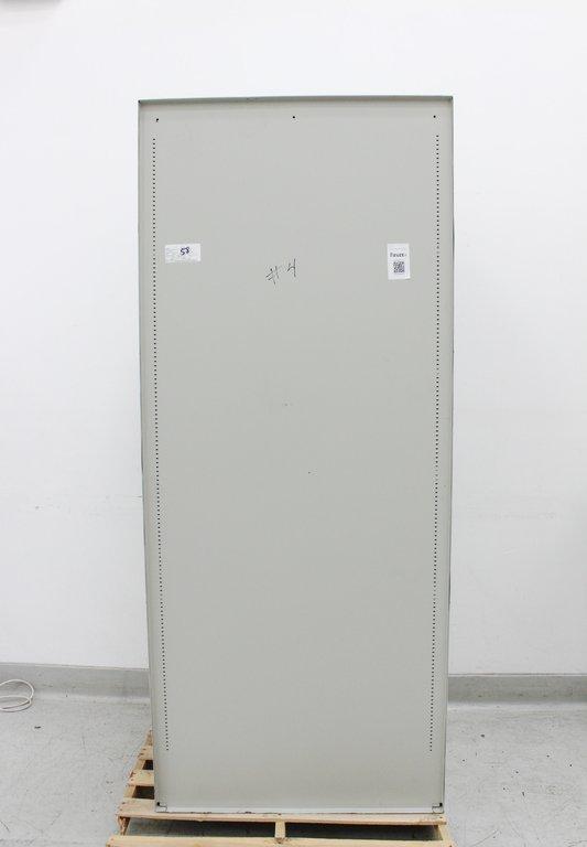 Hanson Tall Cabinet Storage Double Doors Removable Shelves 4-Shelf Capacity