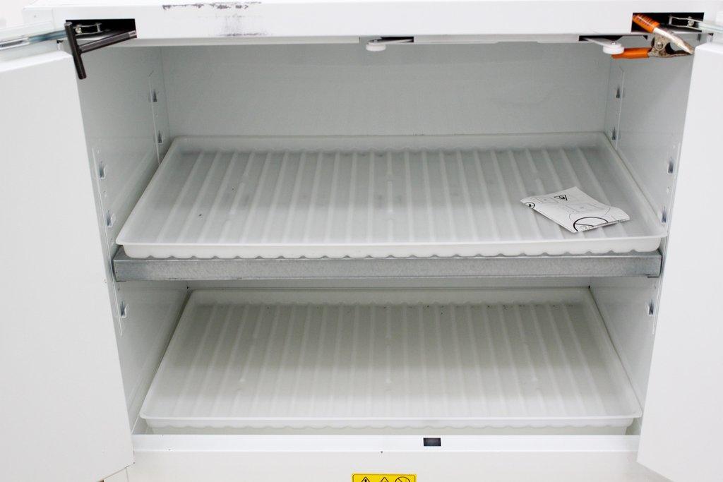 Justrite 892322S Corrosive Storage Cabinet 22Gal Capacity Steel Frame