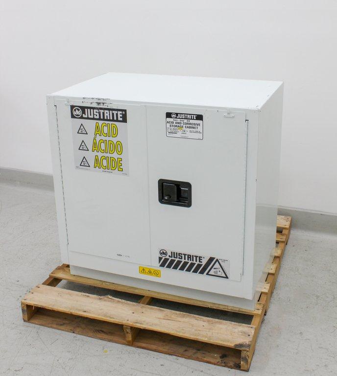 Justrite 892322S Corrosive Storage Cabinet 22Gal Capacity Steel Frame