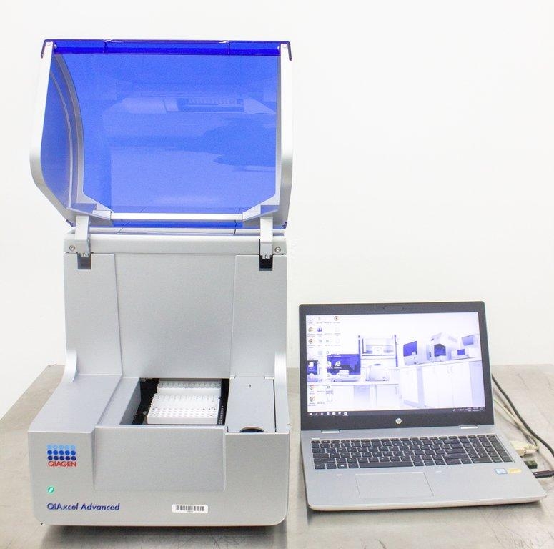 Qiagen QIAxcel Advanced Electrophoresis System DNA RNA Protein Unattended 96 Sample