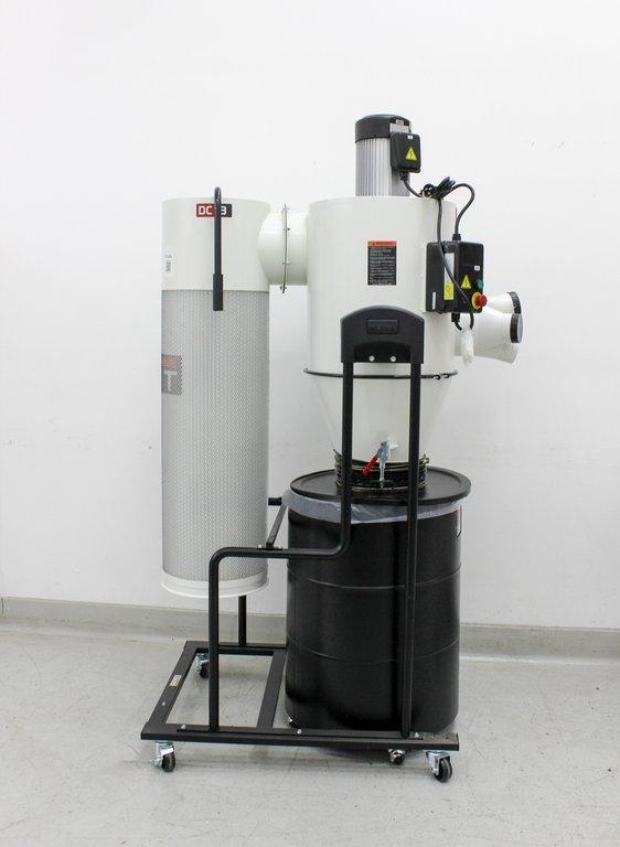 Jet JCDC-3 Cyclone Dust Collector 230V 66-Gal Drum 1µ Filtration