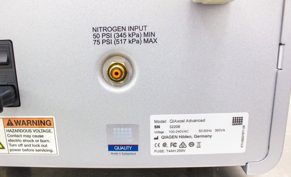 Qiagen QIAxcel Advanced Electrophoresis System DNA RNA Protein Unattended 96 Sample