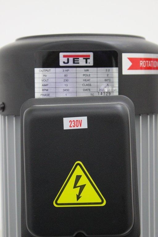 Jet JCDC-3 Cyclone Dust Collector 230V 66-Gal Drum 1µ Filtration