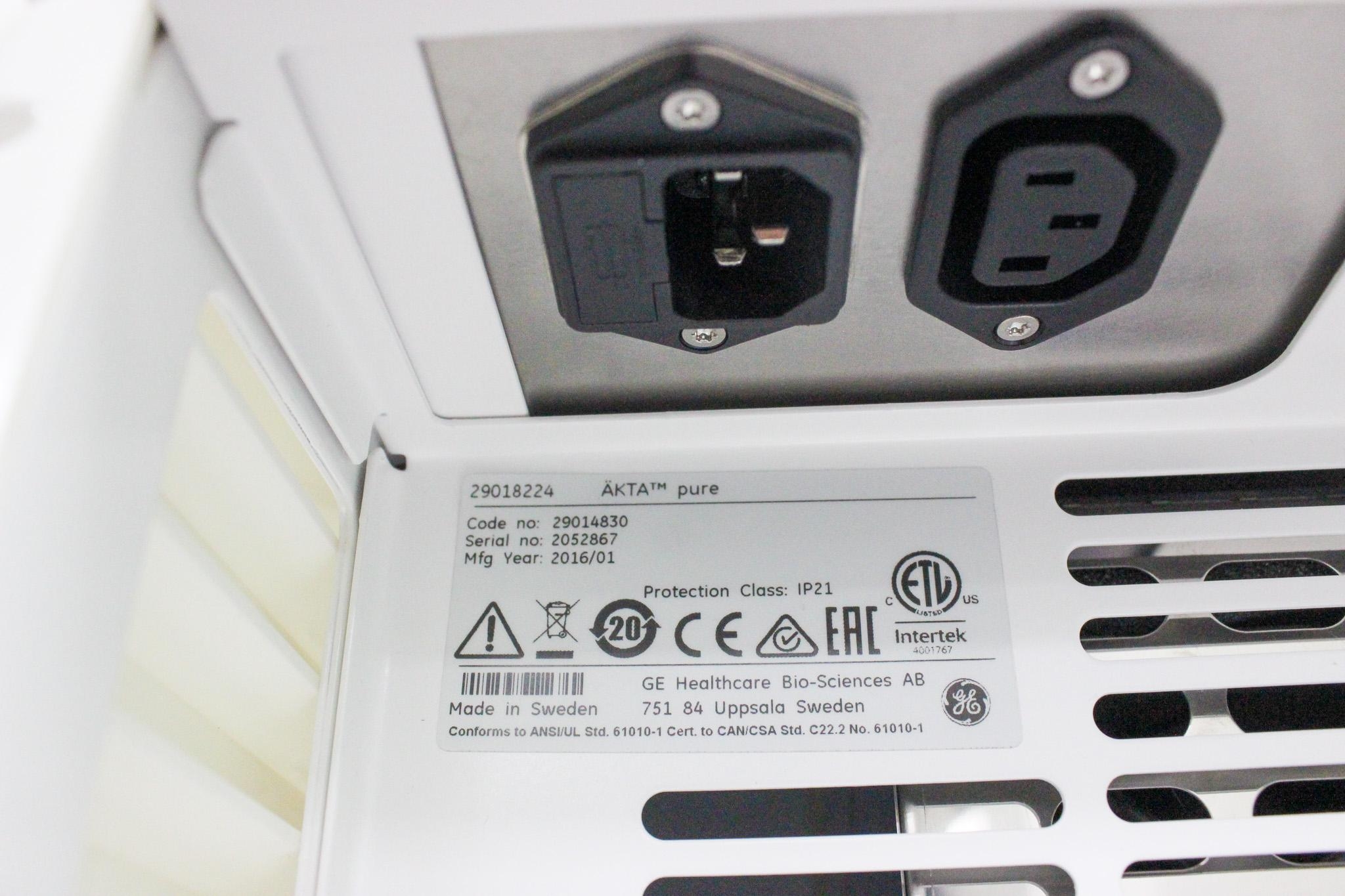 GE AKTA Pure 25 L Chromatography System Dual Wavelength 29018224