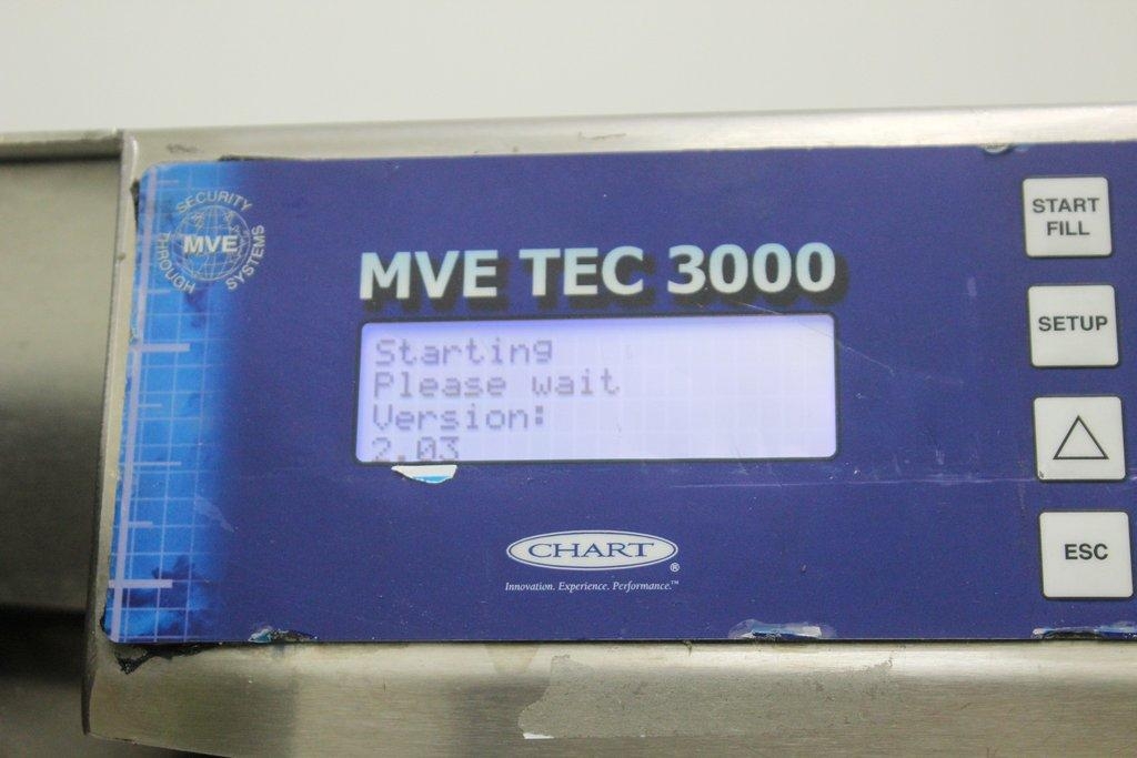 Chart MVE Heco 819P Cryogenic Storage Tank - Secure Biological Sample Storage