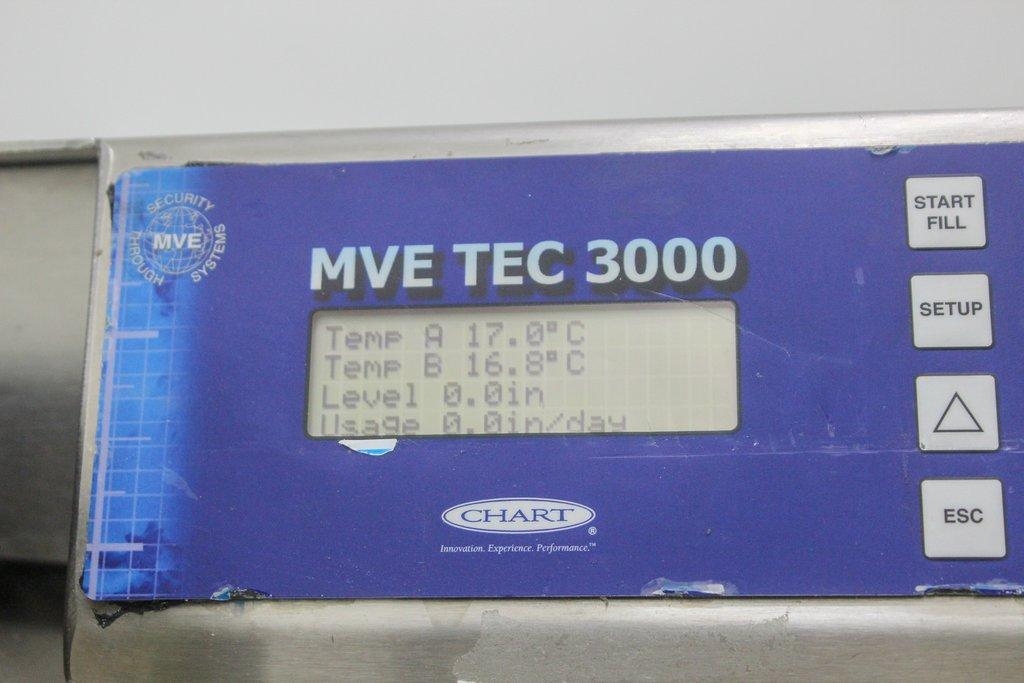 Chart Industries MVE Heco 819P-190AF-GB LN2 Cryogenic Freezer Storage