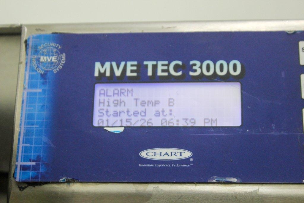 Chart MVE Heco 819P Cryogenic Storage Tank - Secure Biological Sample Storage