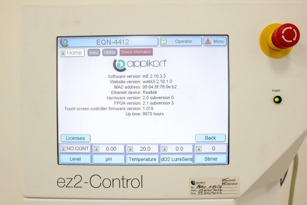 Applikon ez2-Control Bioreactor Controller 120V/220V 20L Volume Capability