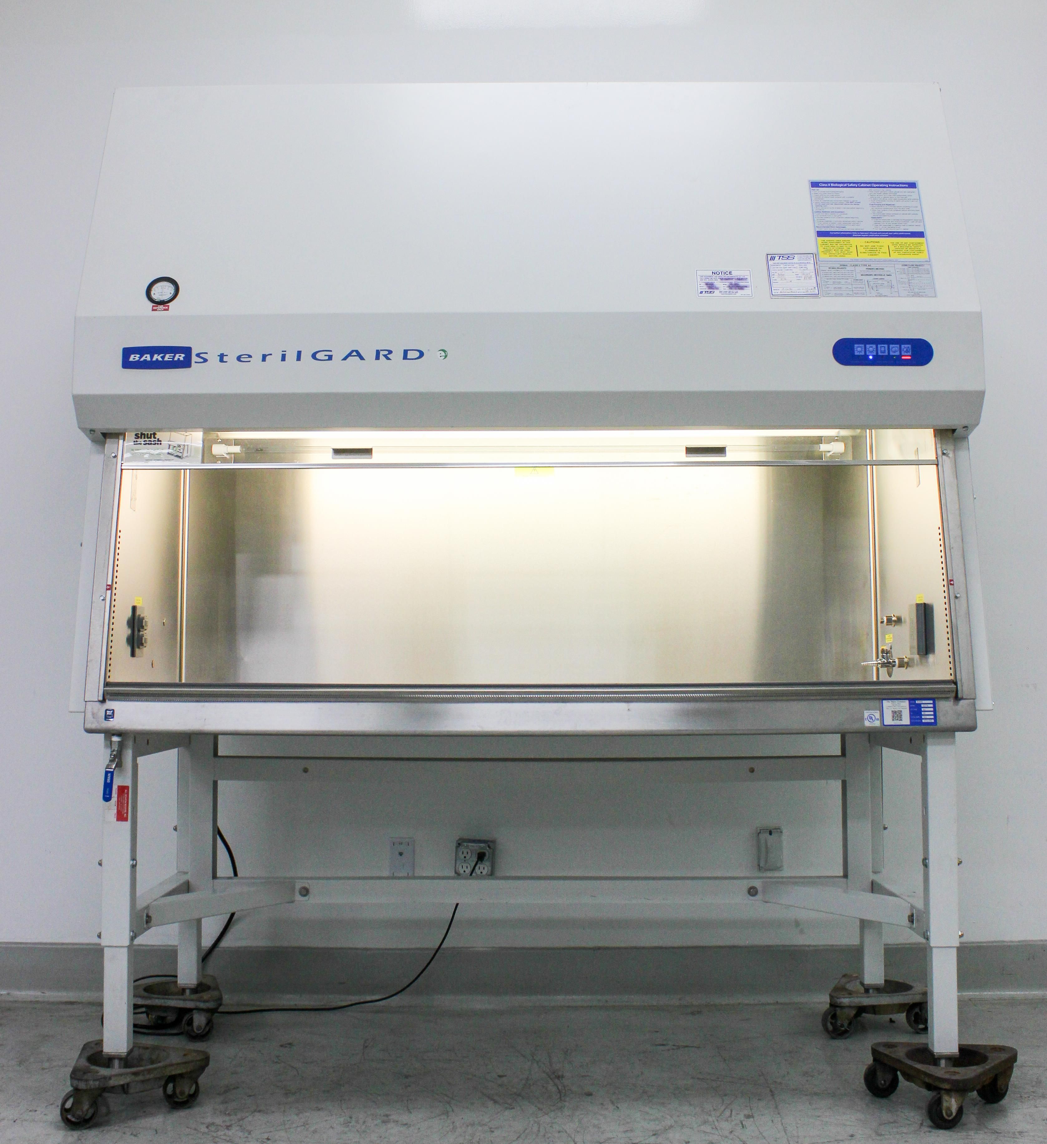 Baker SterilGARD SG604 Class II Biological Safety Cabinet 120V 800lb USA