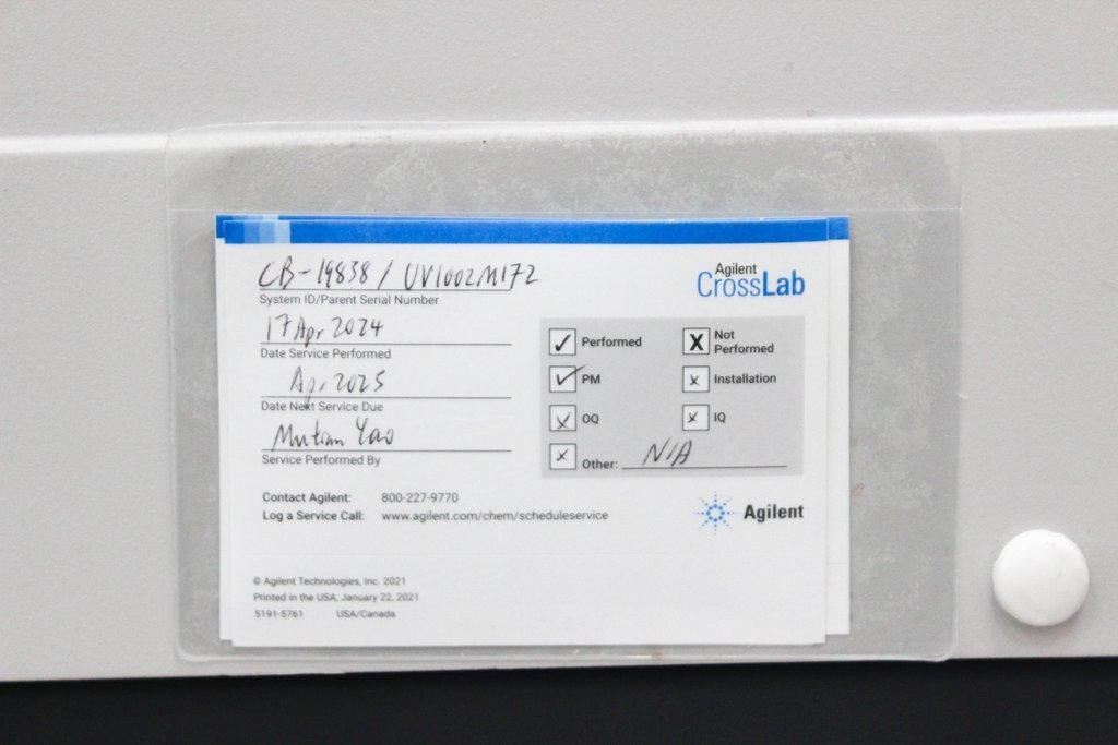 CARY 300 Bio UV-Visible Spectrophotometer - Series II with Power Cord