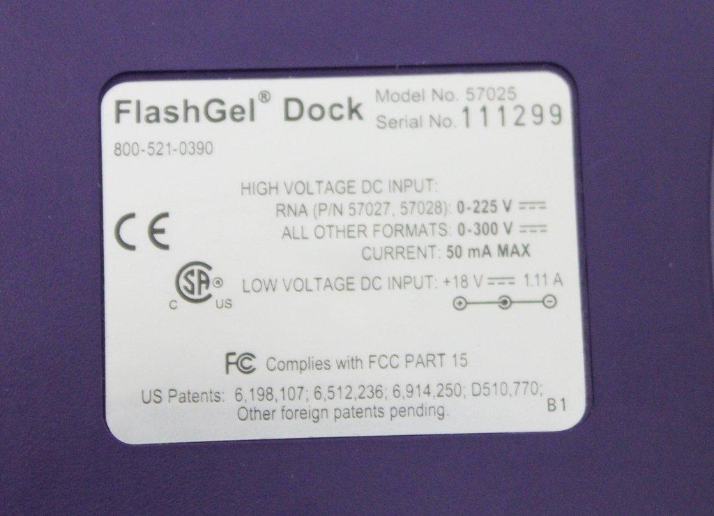 Lonza 57068 Flash Gel System Camera Electrophoresis Imaging Bright Light