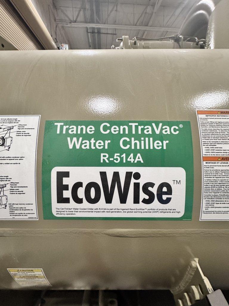 Trane CVHF070 Chiller HVAC 400V 453kW 38000lb R514a L192in W98in