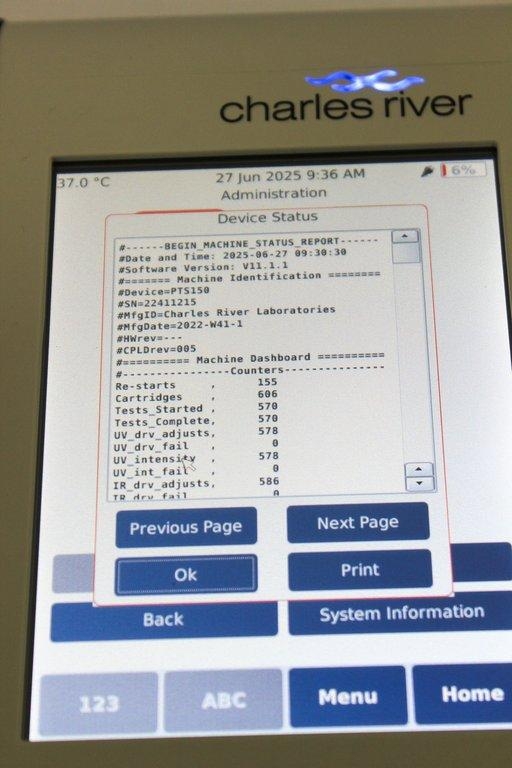 Charles River Endosafe nexgen-PTS150 Analytical Portable Test Solution 120V