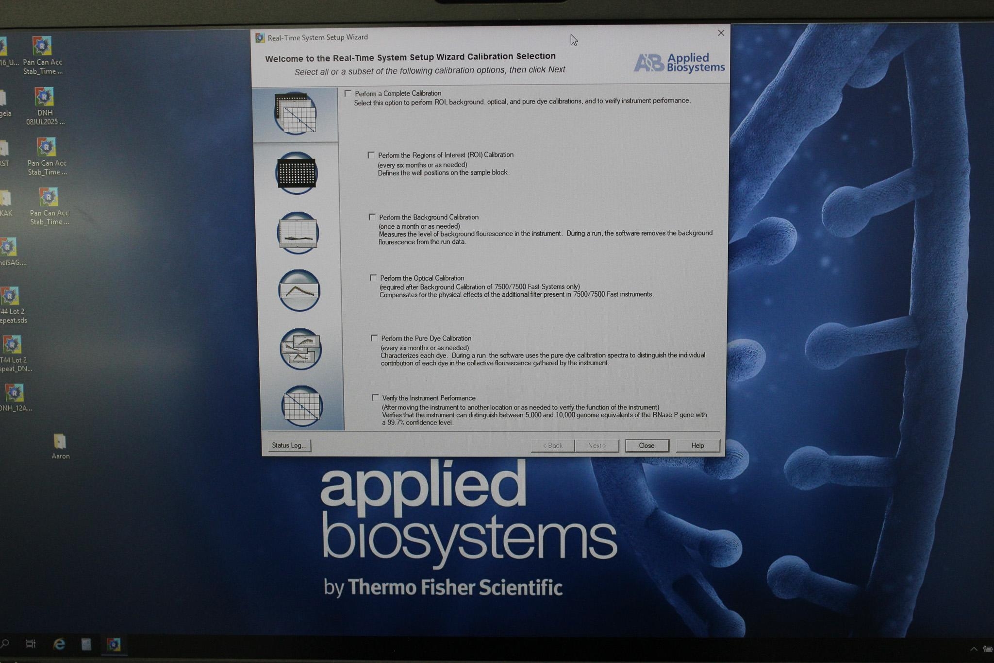 ABI 7500 Fast Real-Time PCR Thermal Cycler 96-Well Fast Results Includes Software