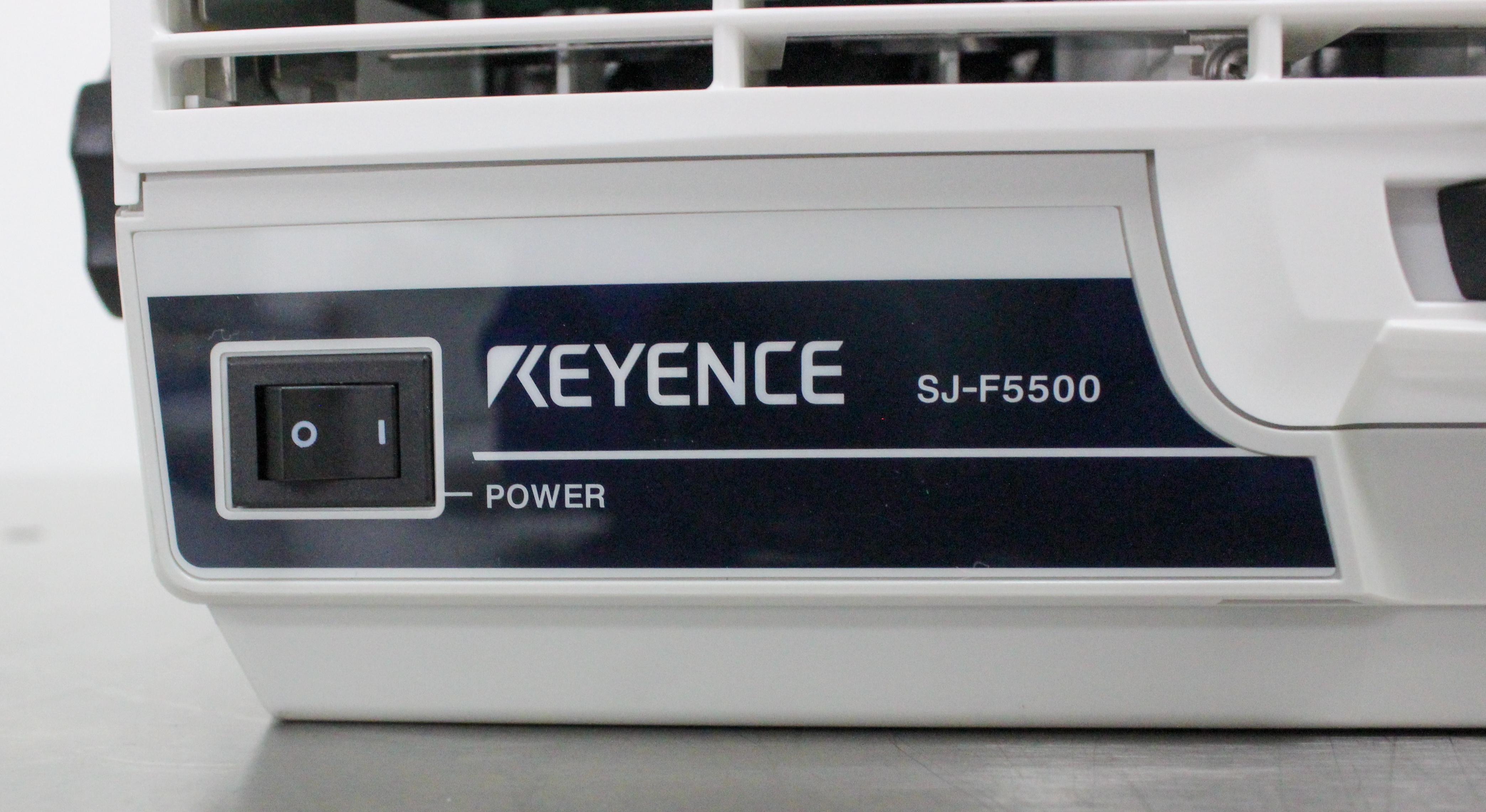 Keyence SJ-F5500 High-Precision Static Eliminator Blower 7000V 0.6s