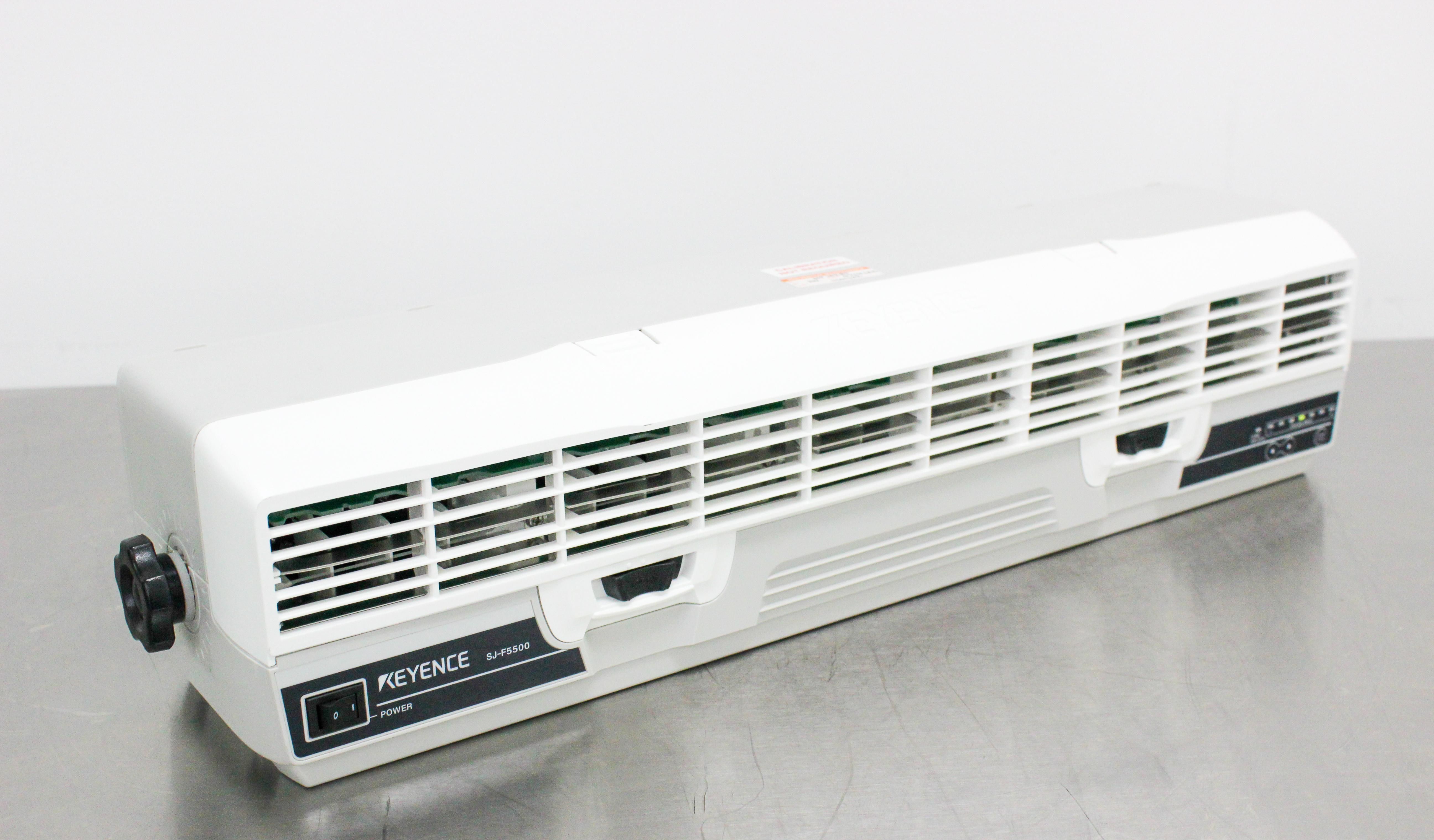 Keyence SJ-F5500 High-Precision Static Eliminator Blower 7000V 0.6s