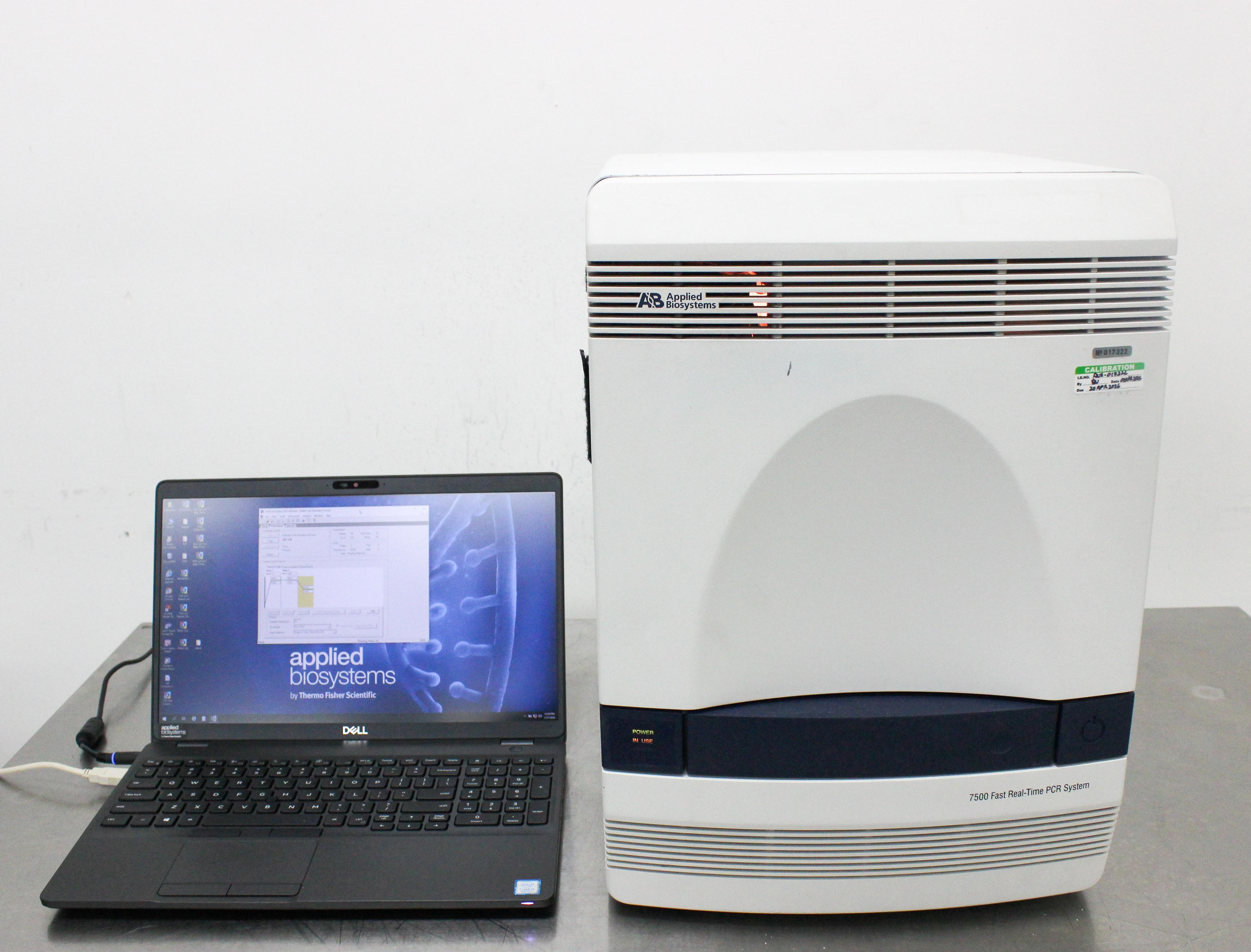 ABI 7500 Fast Real-Time PCR Thermal Cycler 96-Well Fast Results Includes Software