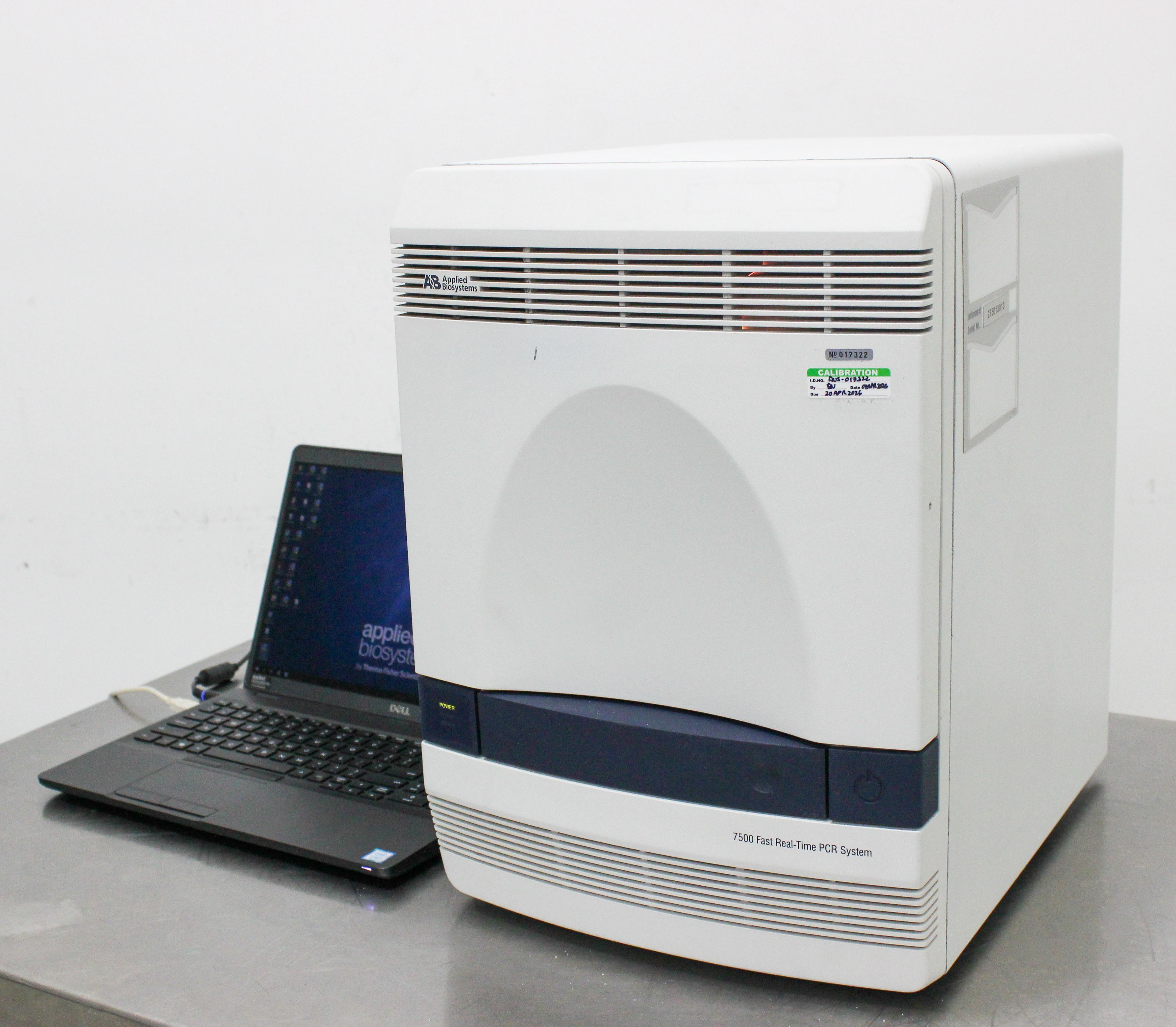 ABI 7500 Fast Real-Time PCR Thermal Cycler 96-Well Fast Results Includes Software