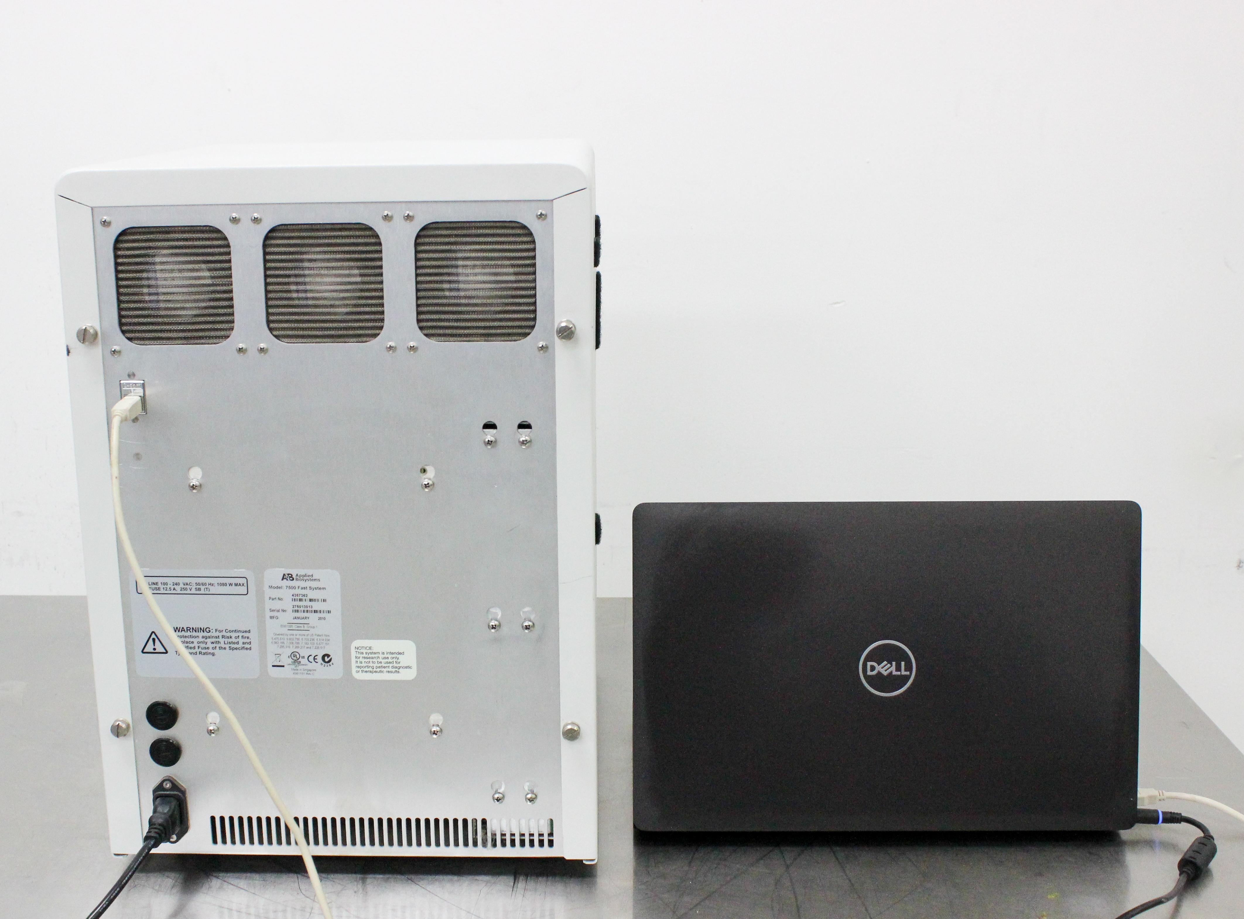 ABI 7500 Fast Real-Time PCR Thermal Cycler 96-Well Fast Results Includes Software