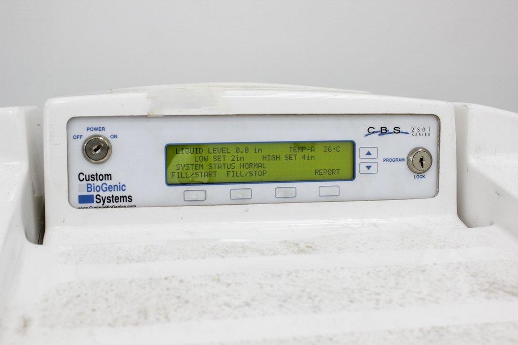 Custom EV-27 AB Eco Vapor Nitrogen Freezer 3-Rack 720lb Functional Good