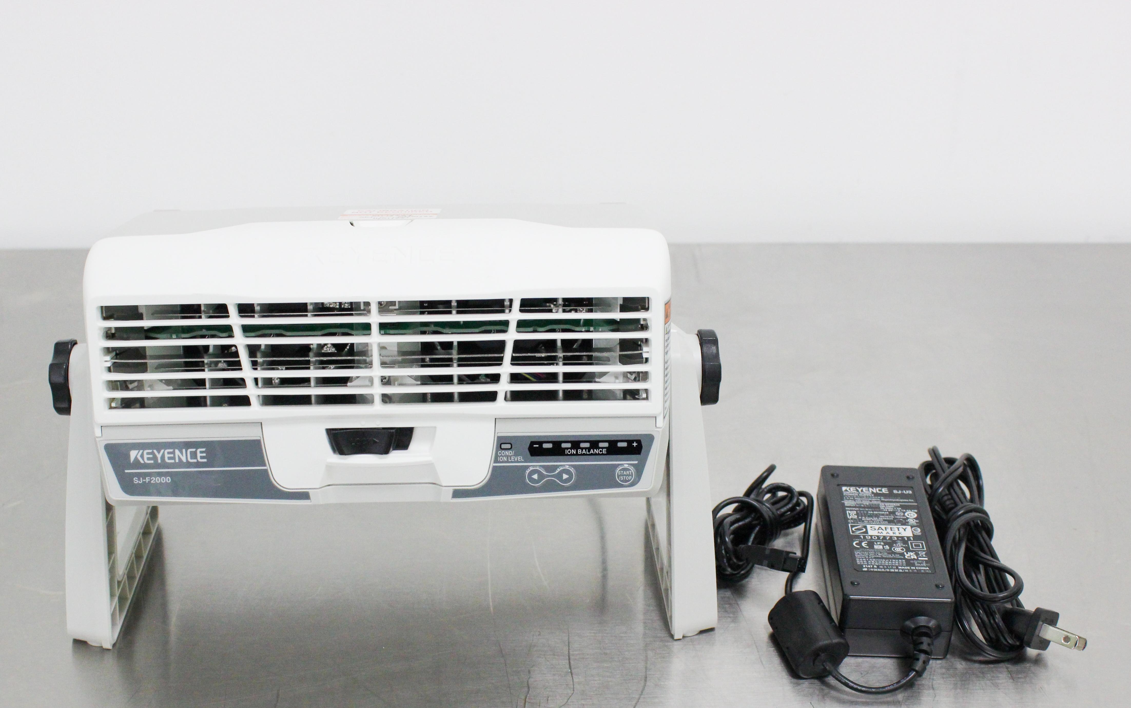 Keyence SJ-F2000 Static Eliminator Blower Fast 50mm 88.29CFM Electronics Lab