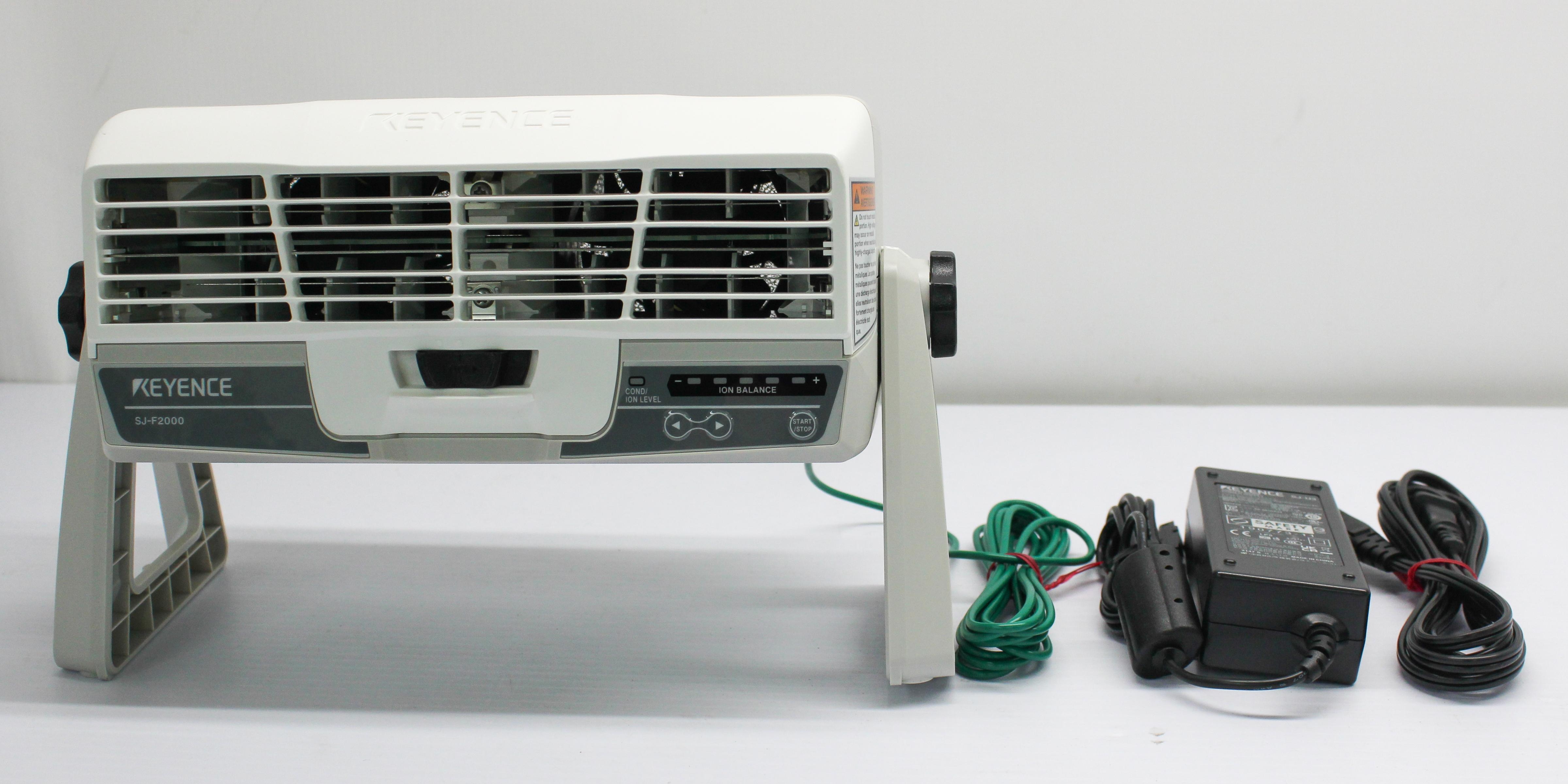 Keyence SJ-F2000 Static Elimination Blower, High-Speed, +-5V Ion Balance