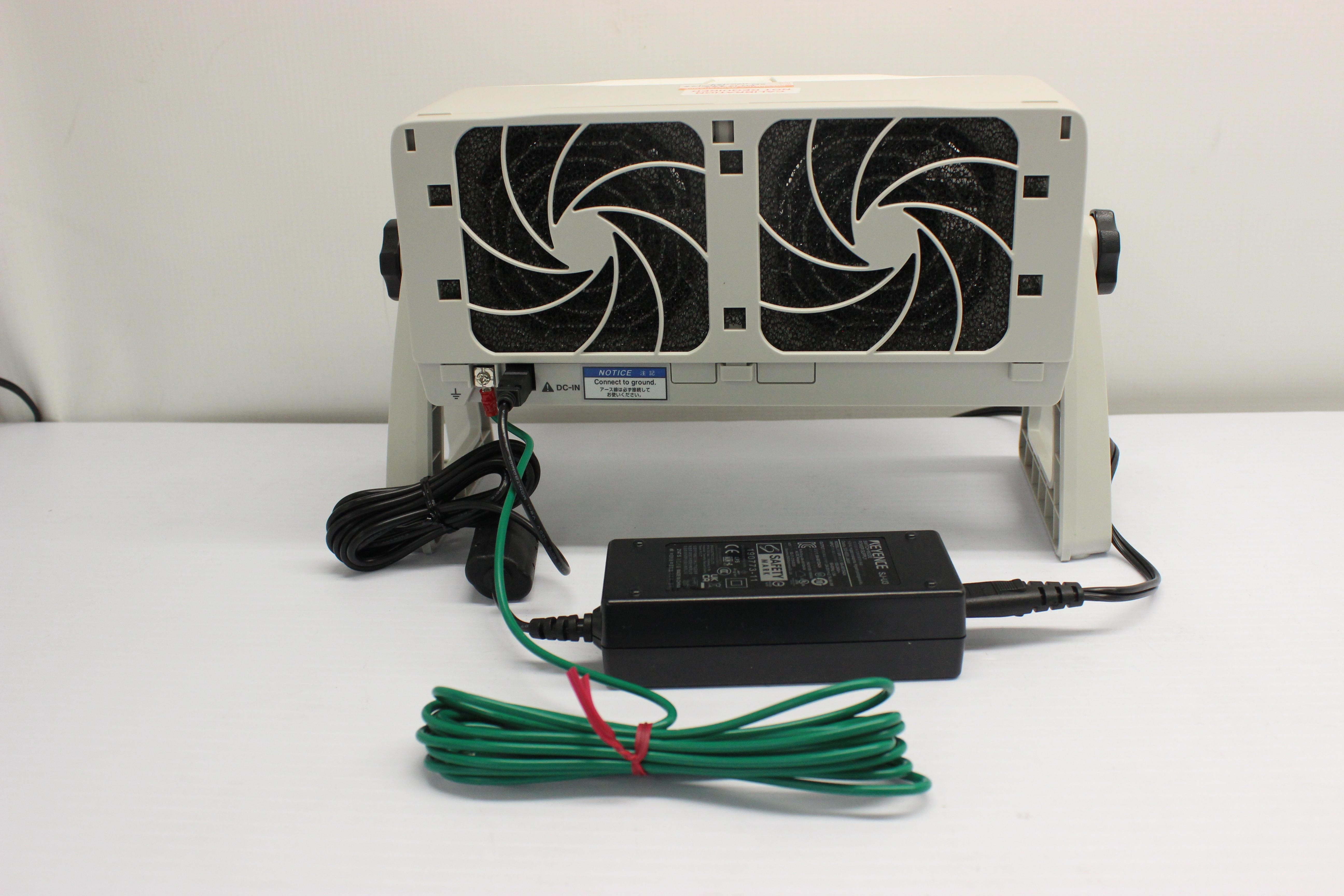 Keyence SJ-F2000 Static Elimination Blower, High-Speed, +-5V Ion Balance