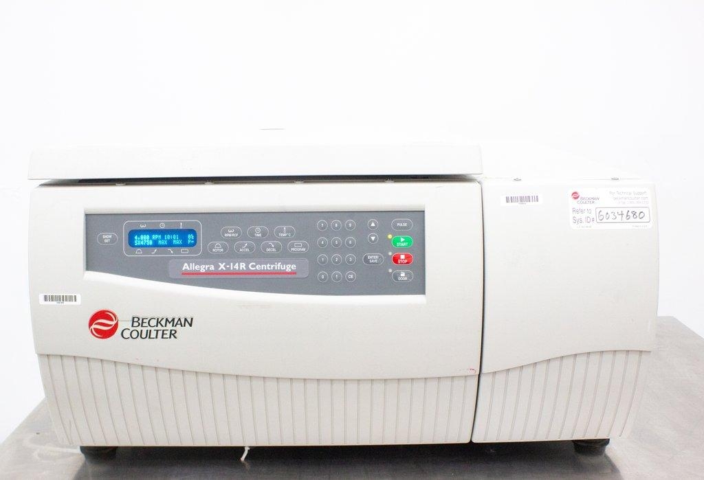 Beckman Allegra X-14R Centrifuge Refrigerated 4°C 4x750ml 283lb Fair