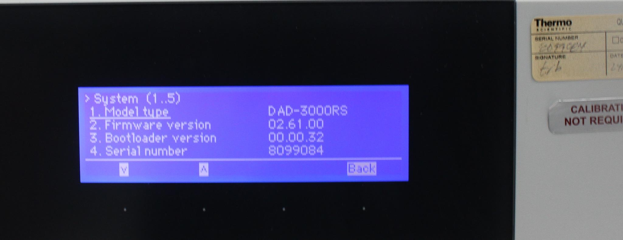 Thermo Scientific DAD-3000RS Diode Array Detector 200 Hz HPLC/UHPLC