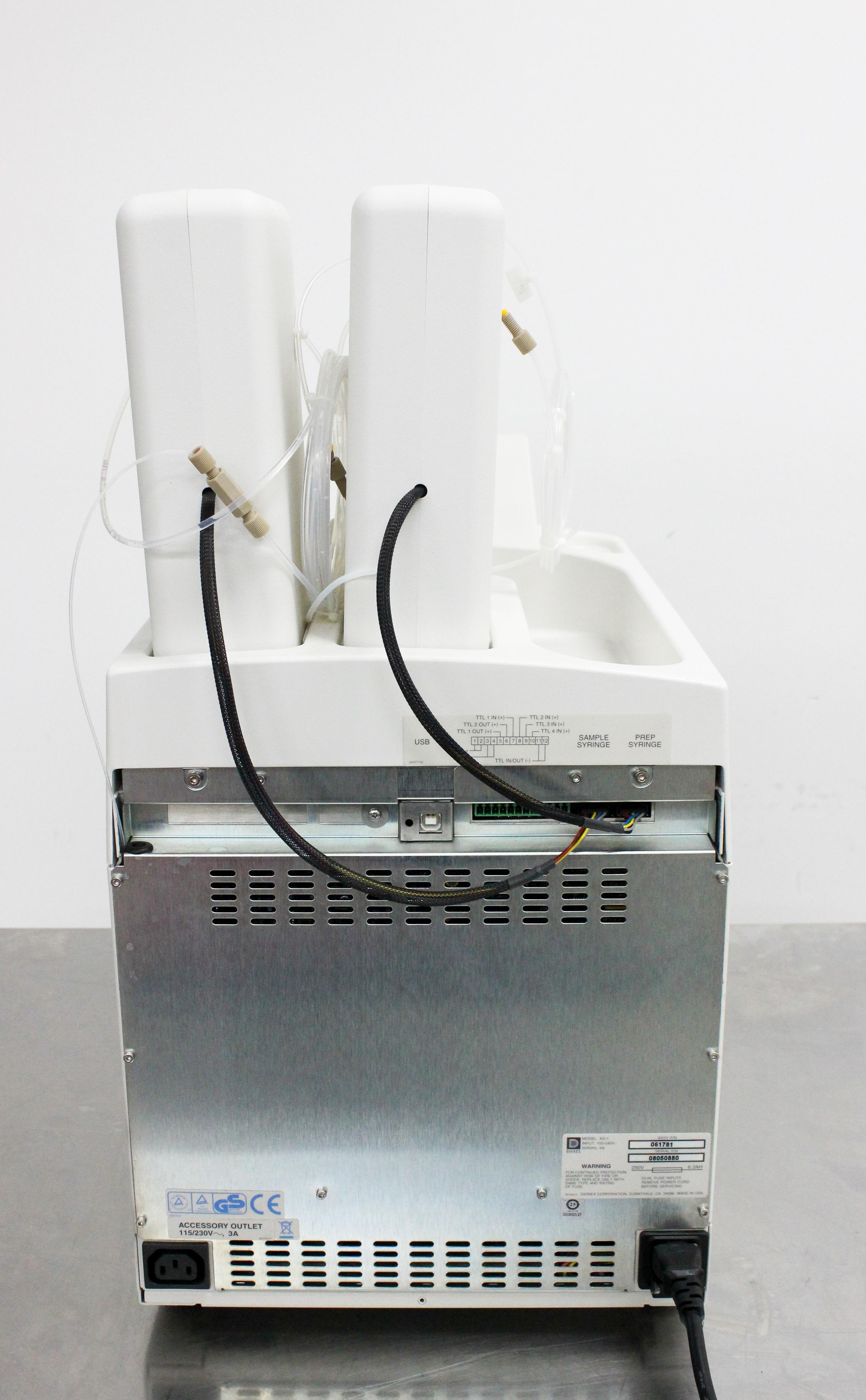 Dionex AS-1 Autosampler Analytical Auto Sampler 1-8000uL Ion Chromatography