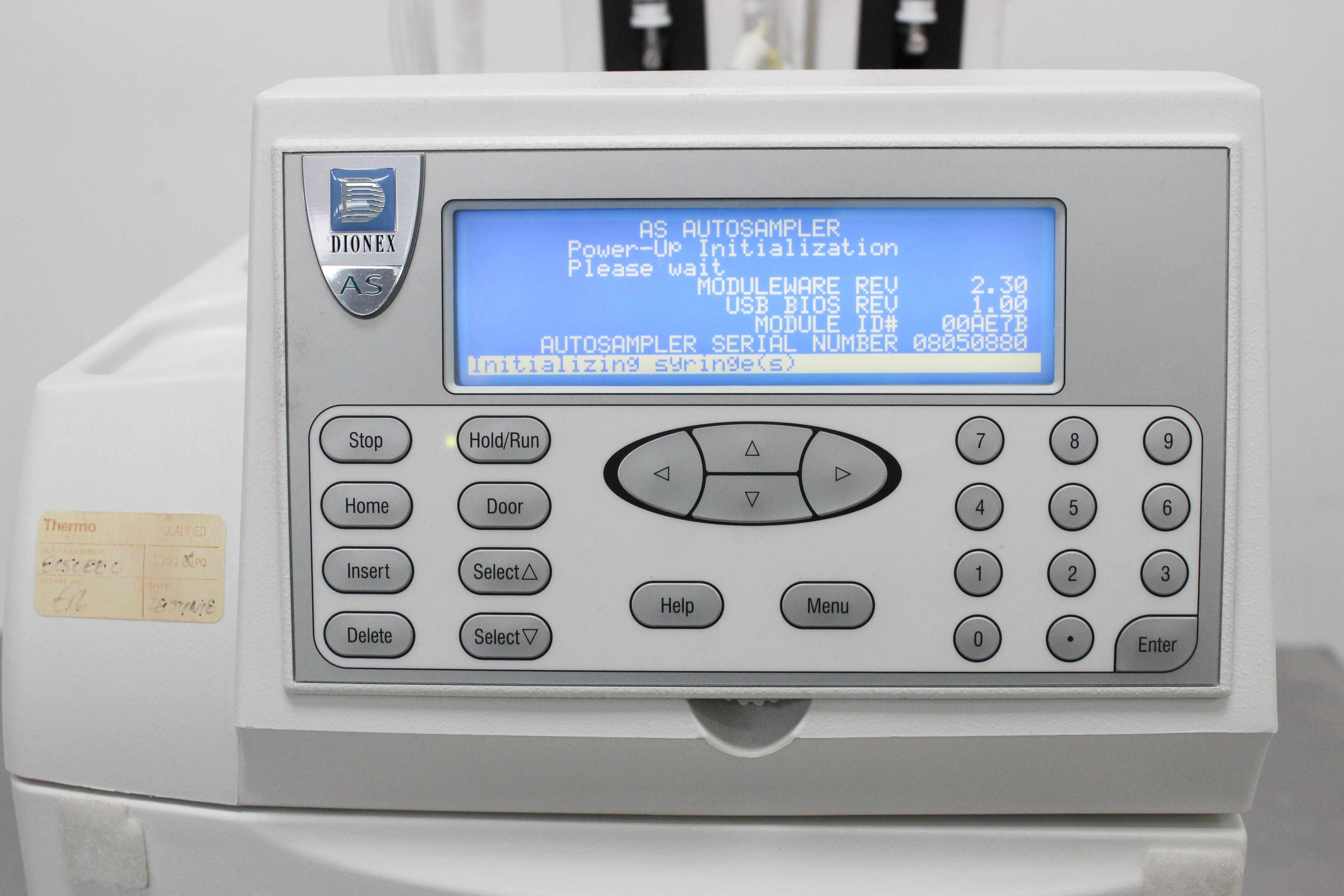 Dionex AS-1 Autosampler Analytical Auto Sampler 1-8000uL Ion Chromatography