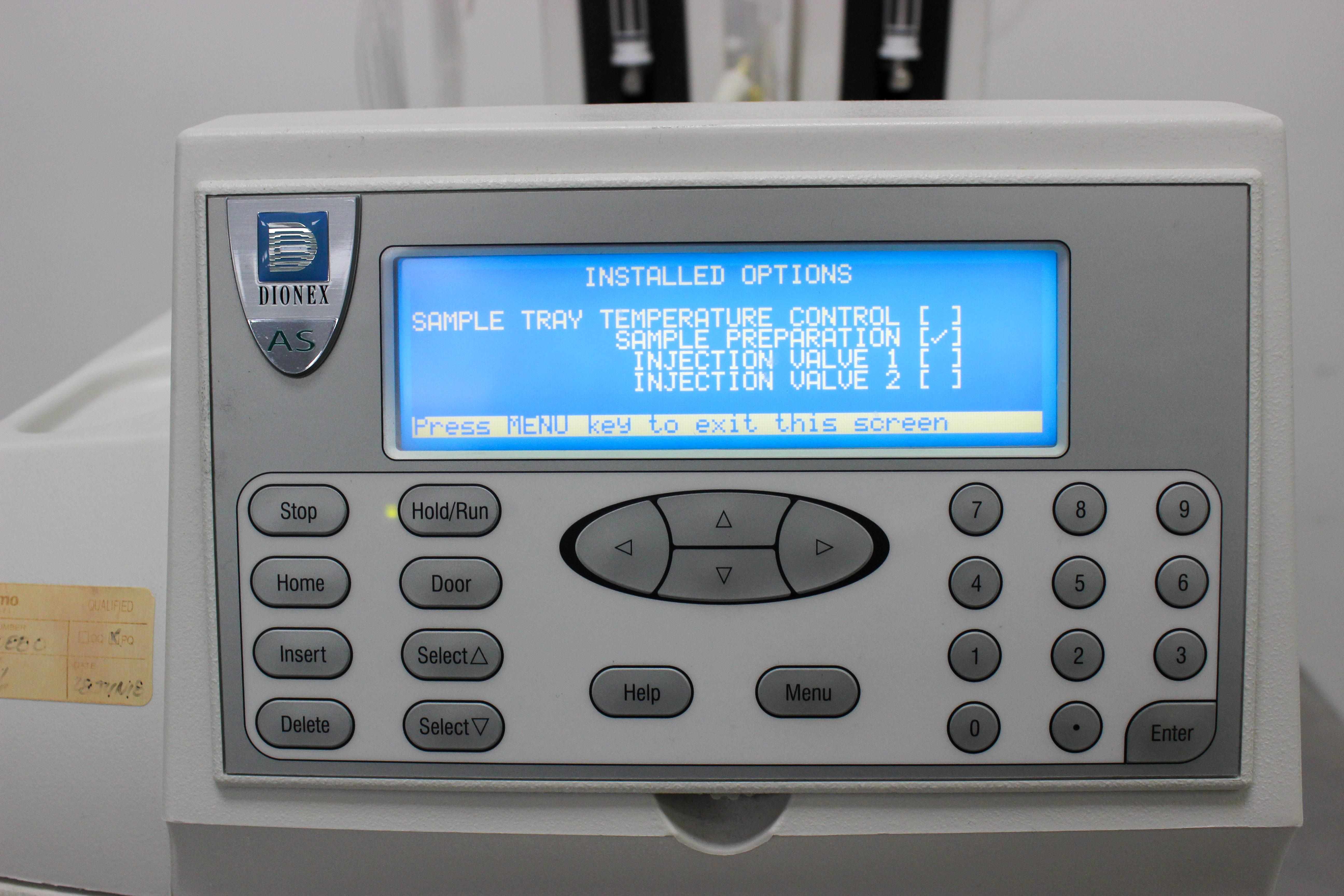 Dionex AS-1 Autosampler Analytical Auto Sampler 1-8000uL Ion Chromatography