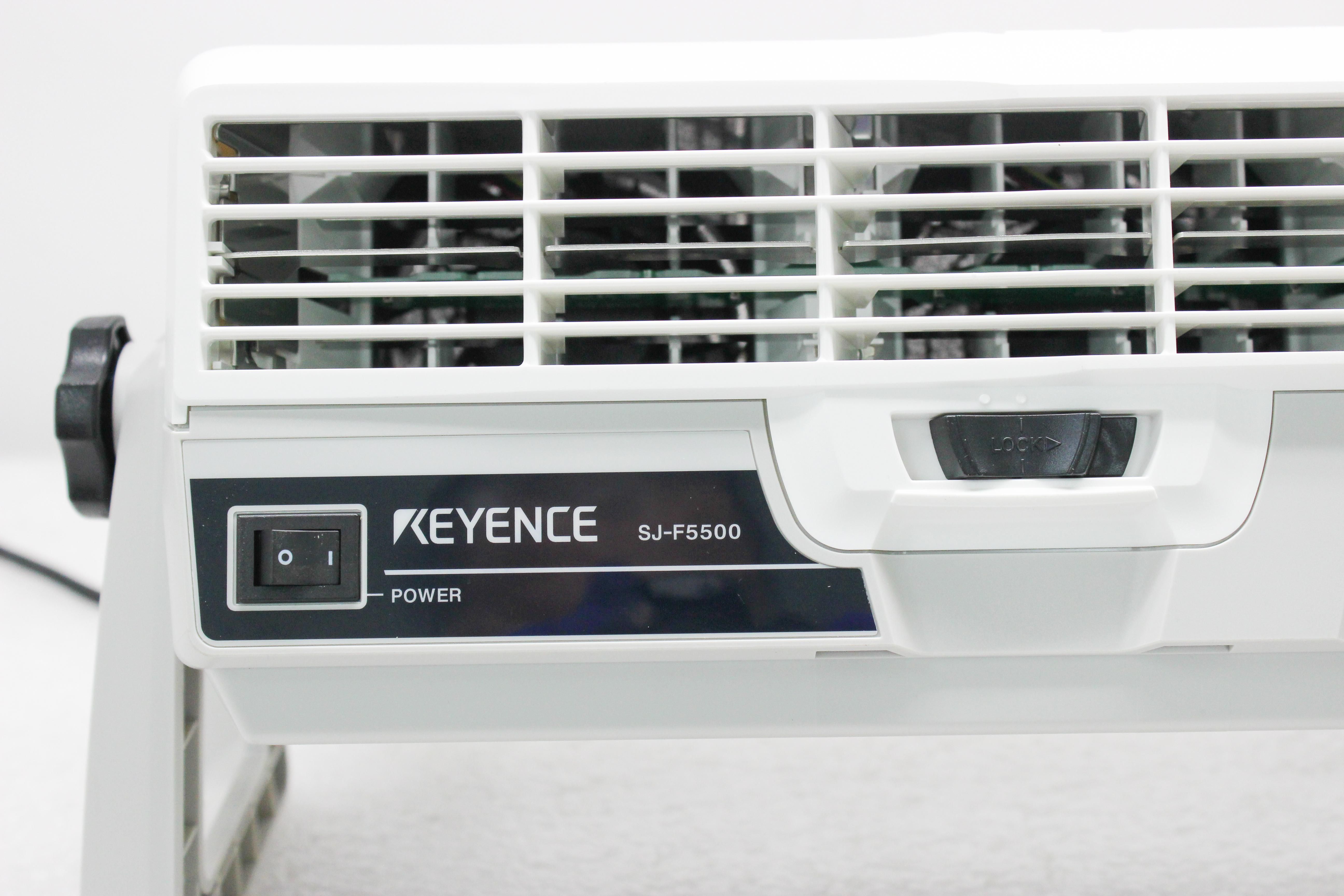 Keyence SJ-F5500 Static Eliminator Blower High-Precision 0.6s Eliminates Dust