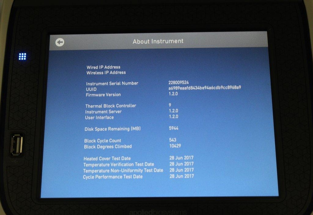 ABI SimpliAmp A24812 PCR Thermal Cycler 2017 Standalone Laboratory