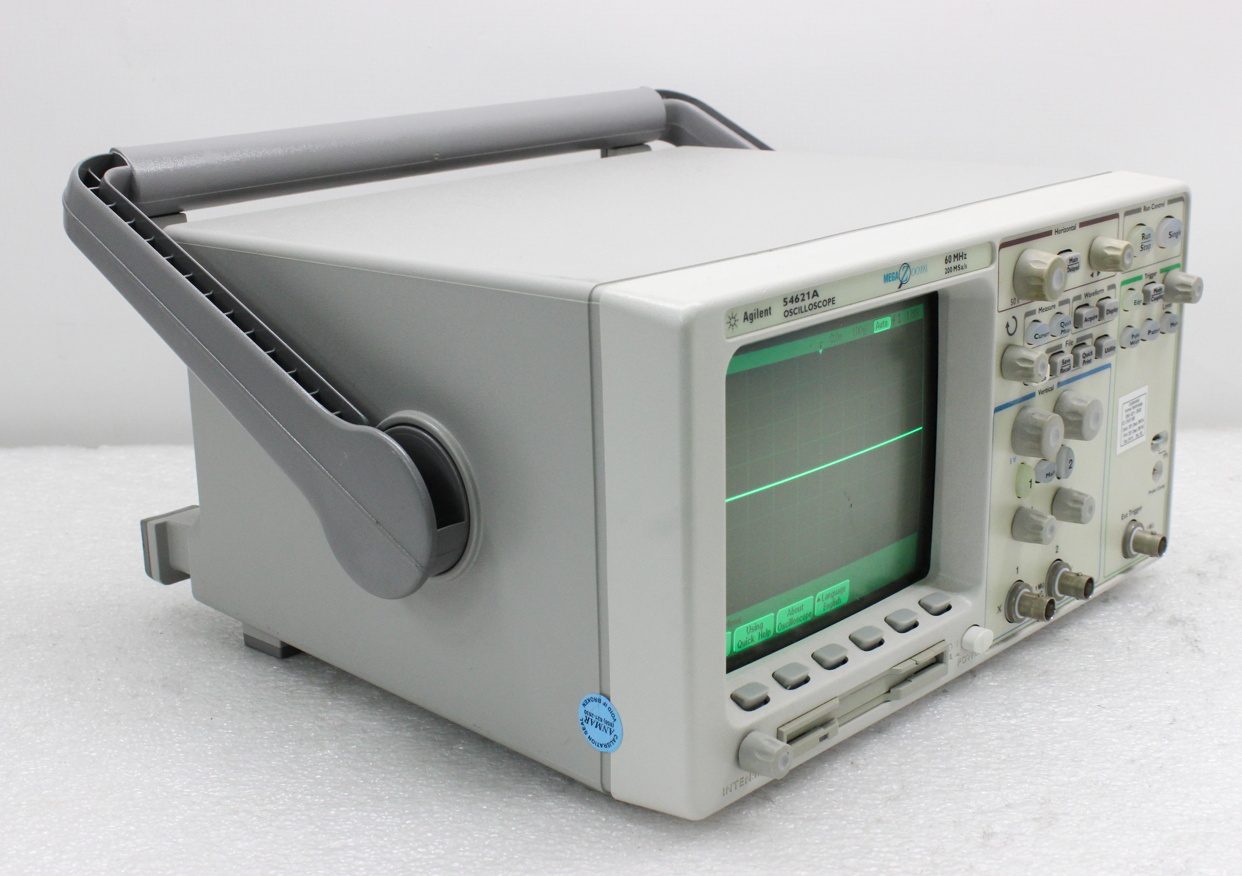 Agilent 54621A Oscilloscope Testing Equipment 2-Ch 60MHz 200MSa/s Real-time