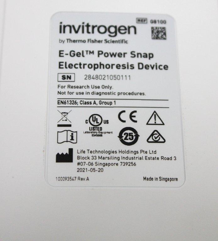 Invitrogen E-Gel G8100 Electrophoresis Device Electrophoresis System 120V 50/60Hz