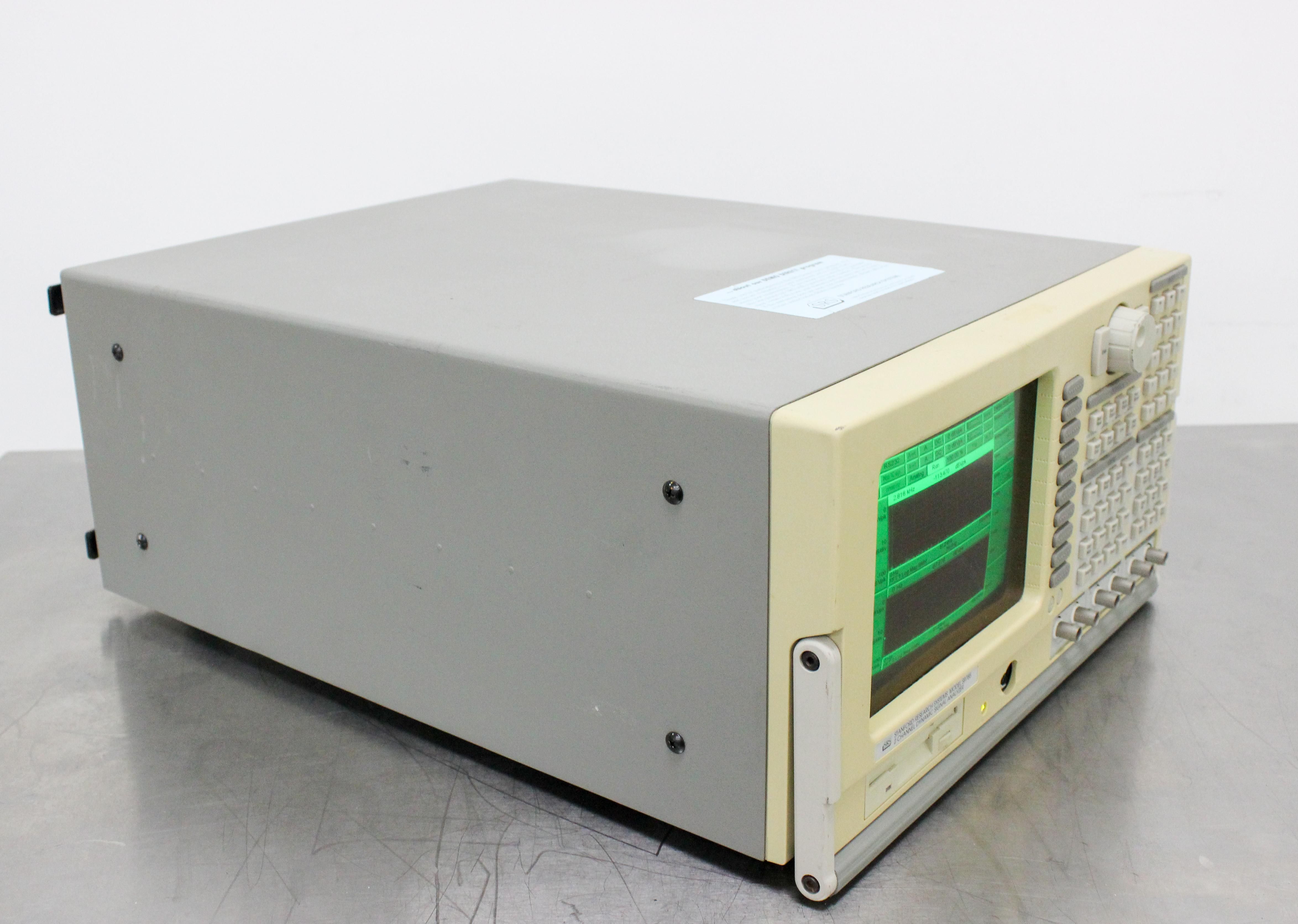 SRS SR785 Dual-Channel Dynamic Signal Analyzer 90dB Range FFT Acoustic Tests