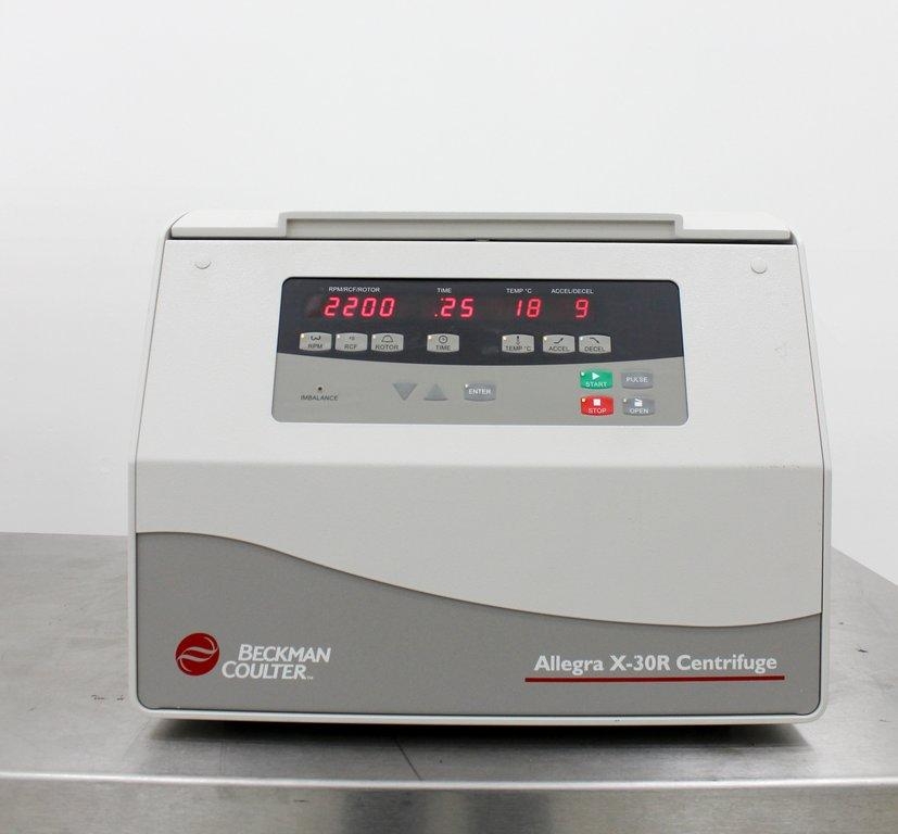Beckman Allegra X-30R Benchtop Centrifuge -20C to 40C 400mL 18000 RPM