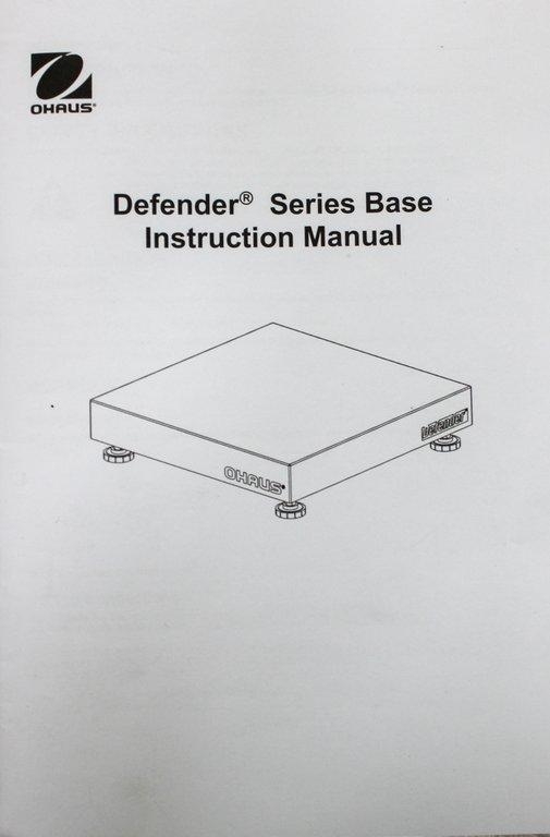 Ohaus Defender D52P50RQL5 Bench Scale 100lb Capacity SS Platform NTEP