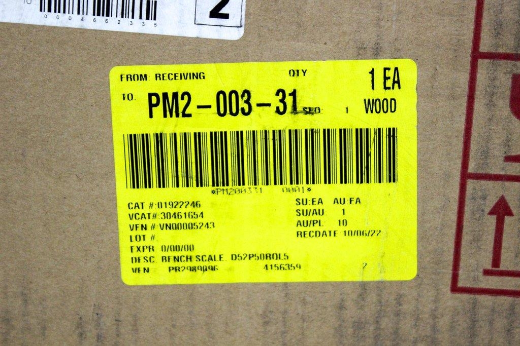 Ohaus Defender D52P50RQL5 Bench Scale 100lb Capacity SS Platform NTEP