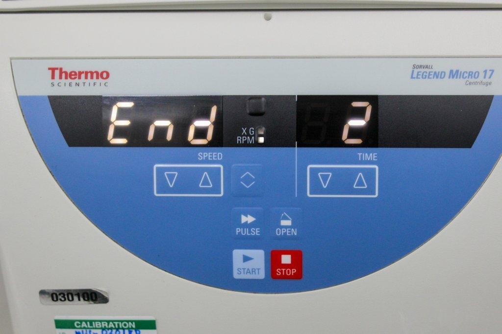 Thermo Sorvall Legend Micro 17 Centrifuge, Microcentrifuge 13000 RPM, Digital