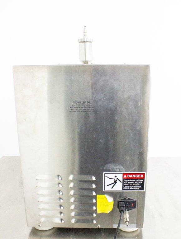 Avestin EmulsiFlex-C3 Homogenizer Lab Scale High Pressure 3L/h Capacity