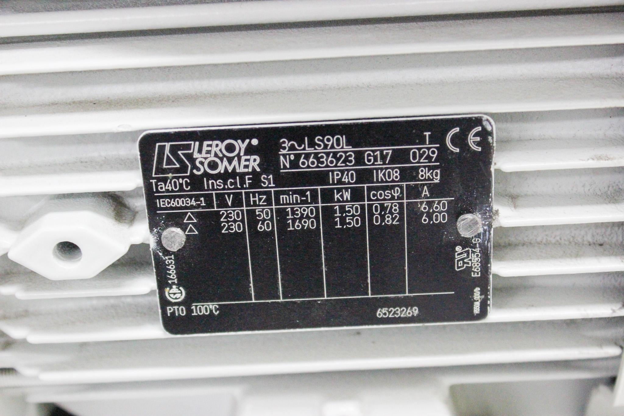 Leybold SOGEVAC SV65BIFC Vacuum Pump Compact Low Noise Oil Ballast 220V 50/60Hz