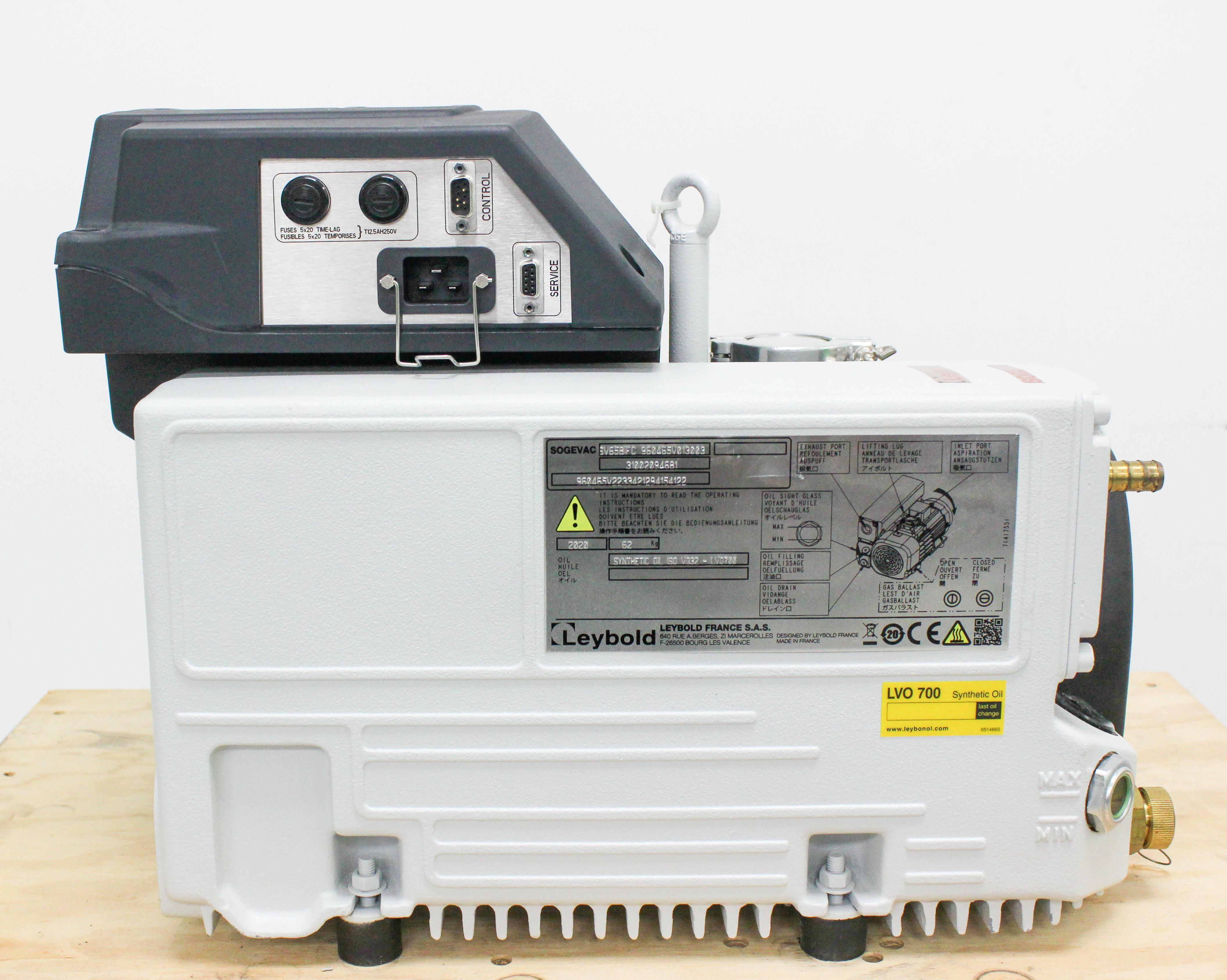 Leybold Sogevac SV65BIFC Vacuum Pump Compact Low Noise Efficient Unit