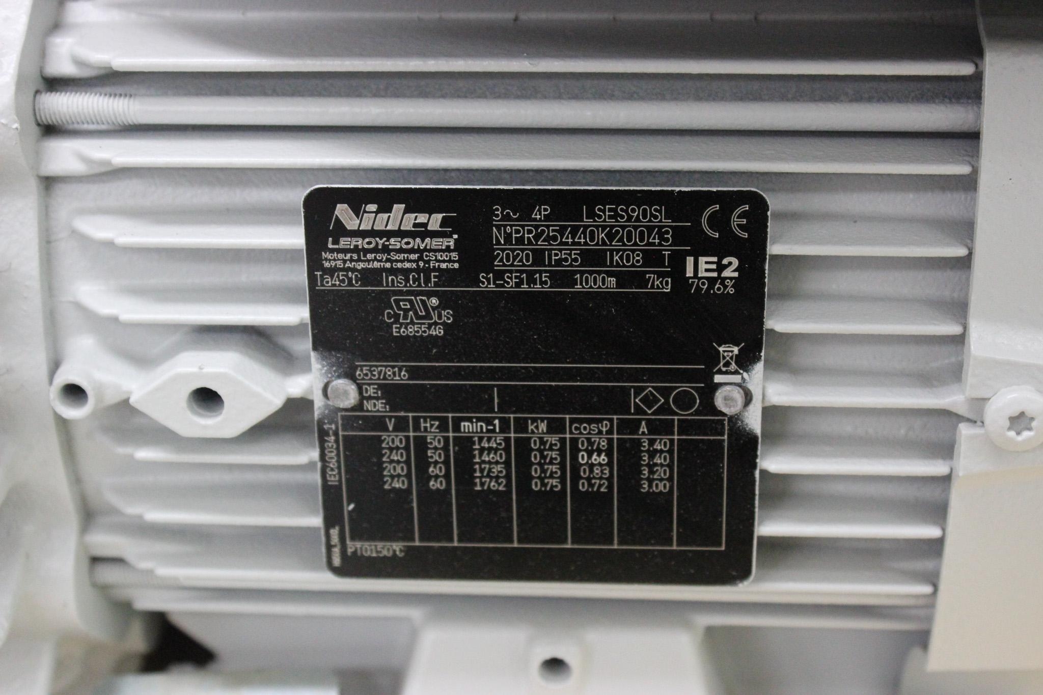 Leybold Sogevac SV65BIFC Vacuum Pump Fair Condition No Power Cord 220V