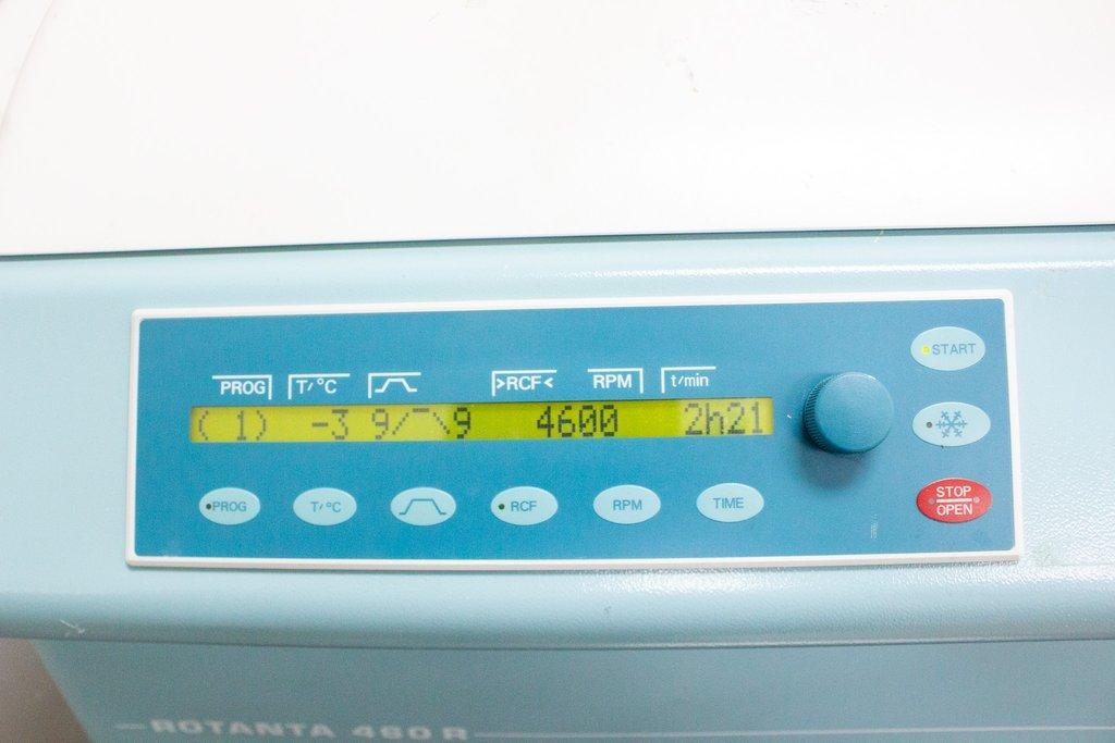 Hettich Rotanta 460R Benchtop Centrifuge -20 to +40C 15K RPM 4x1000ml