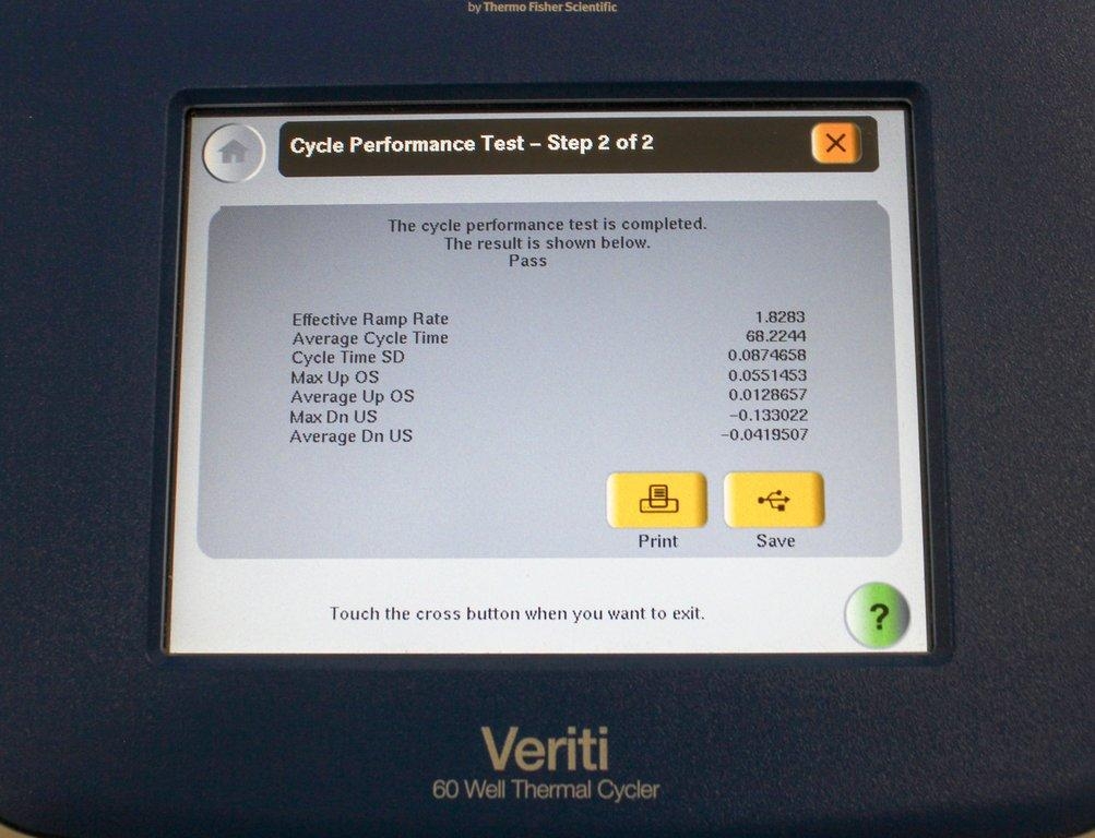 ABI Veriti 60 Well Thermal Cycler PCR 0.5ml Tubes Network 120V
