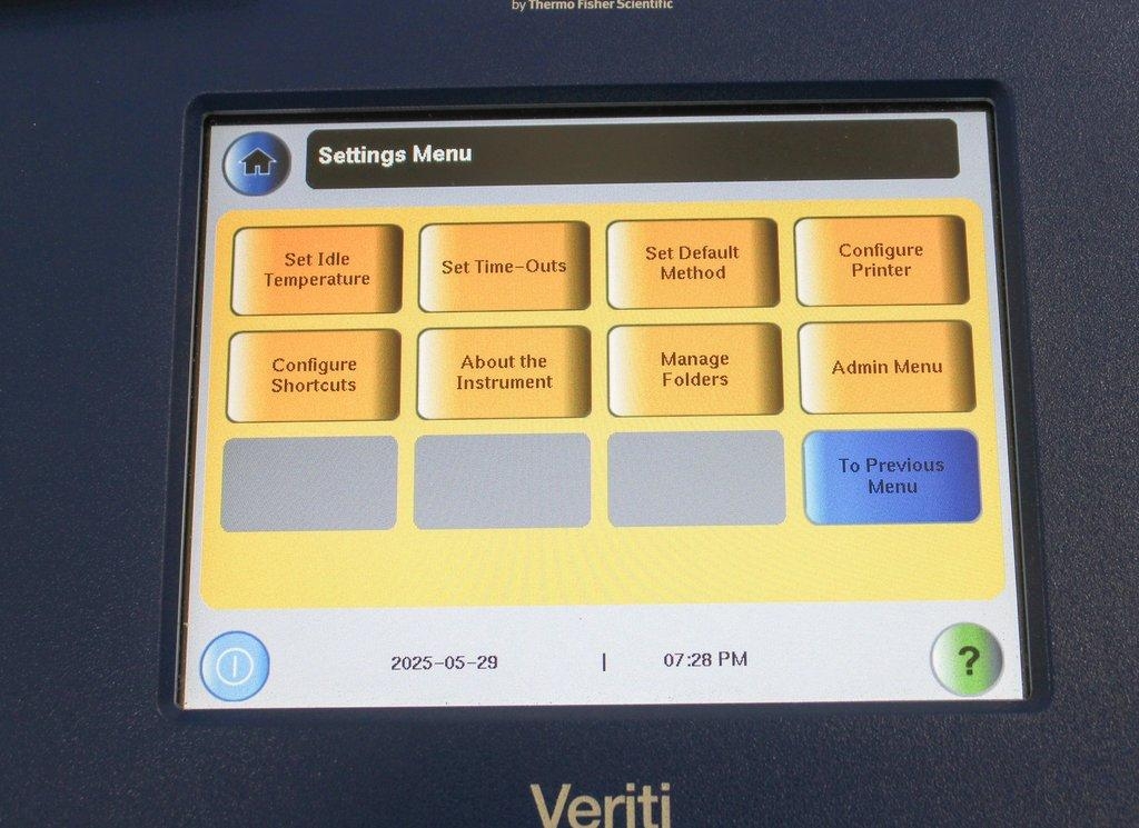 ABI Veriti 60-Well Thermal Cycler 0.5ml Tubes 4-99.9C 120V 50/60Hz VG Cond